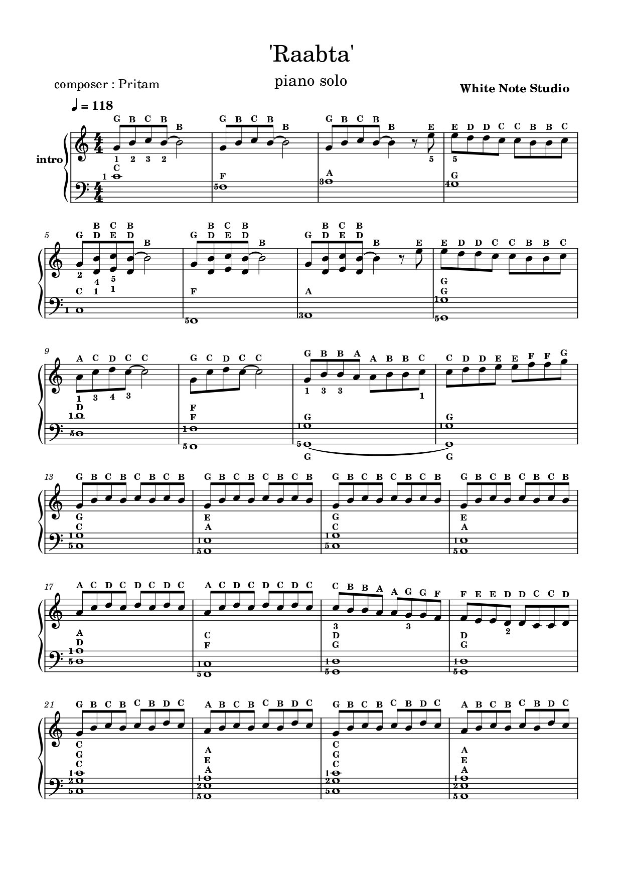 Song Name 4 Sheet Music Preview